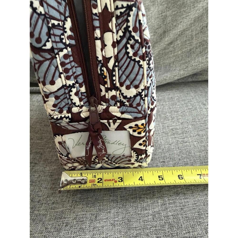 Vera Bradley Insulated Lunch Tote In Slate Blooms - Picture 10 of 10